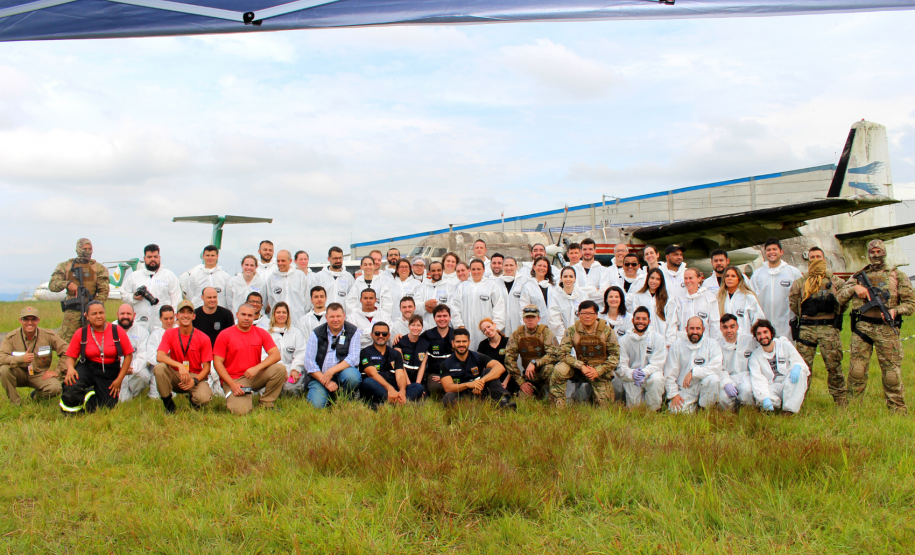 Curso da Polícia Científica teve simulação de desastres em massa