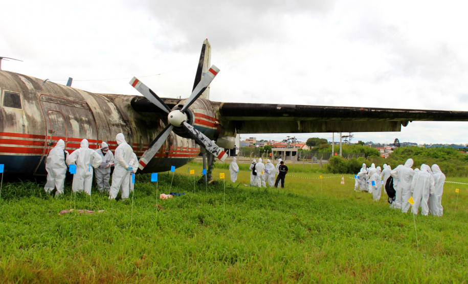 Curso da Polícia Científica teve simulação de desastres em massa