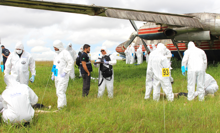 Curso da Polícia Científica teve simulação de desastres em massa