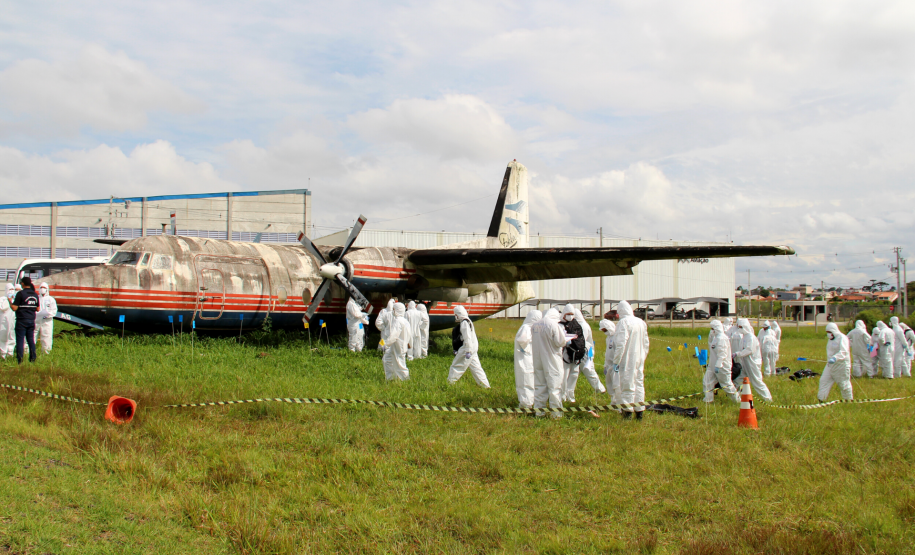 Curso da Polícia Científica teve simulação de desastres em massa
