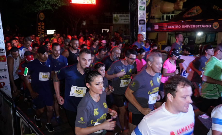 Batalhão de Cascavel faz sétima edição da Corrida do 6º BPM