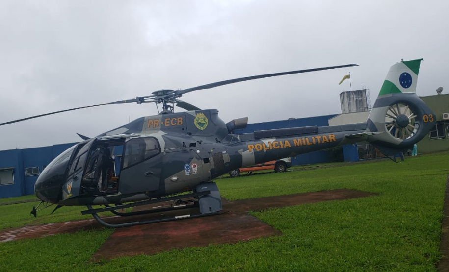 BPMOA leva recém-nascido de Guaraqueçaba até Paranaguá em 12 minutos para tratamento médico