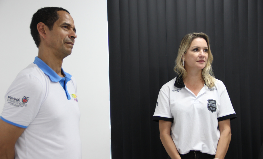 Delegacia Cidadã de Matinhos e a base do Depen no litoral do Paraná recebem a visita do Secretário de Estado da Segurança Pública