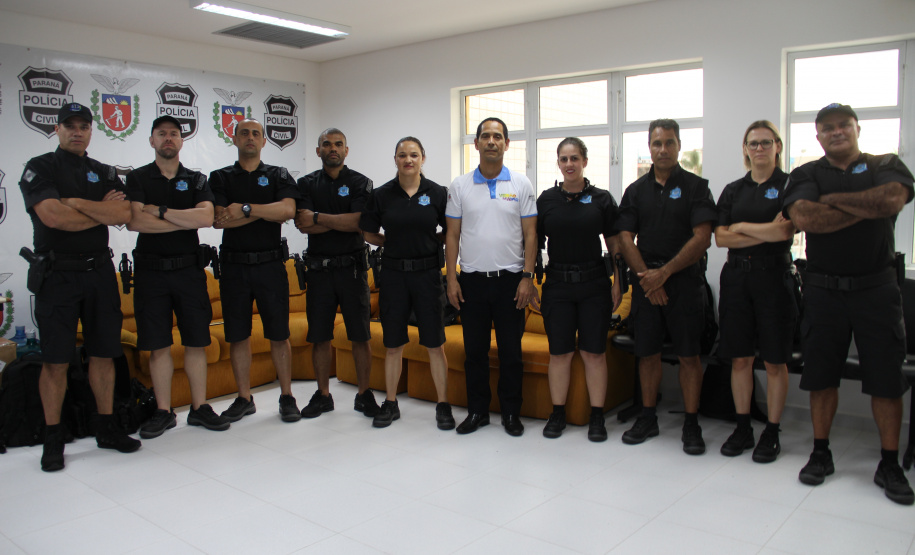 Delegacia Cidadã de Matinhos e a base do Depen no litoral do Paraná recebem a visita do Secretário de Estado da Segurança Pública