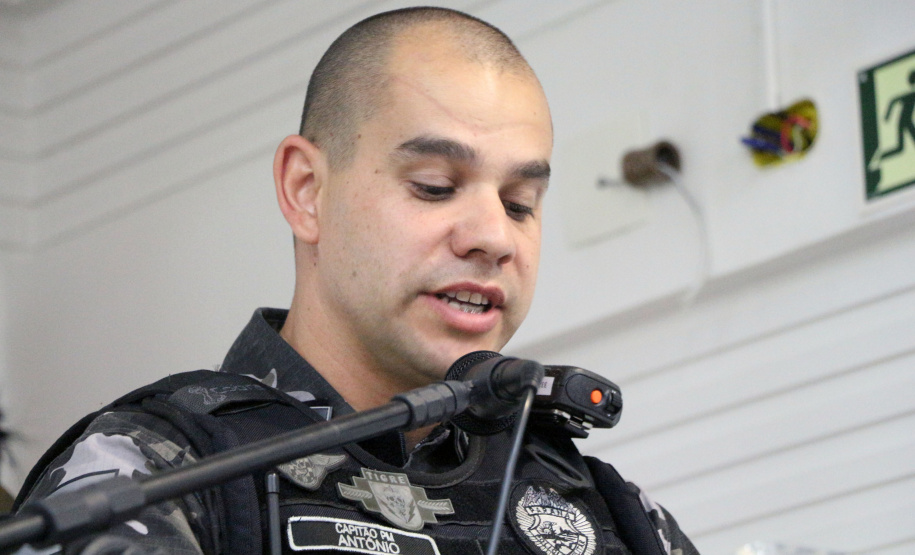 PM forma 35 policiais do Paraná e de Santa Catarina no Curso de Controle de Distúrbios Civis durante solenidade em Curitiba