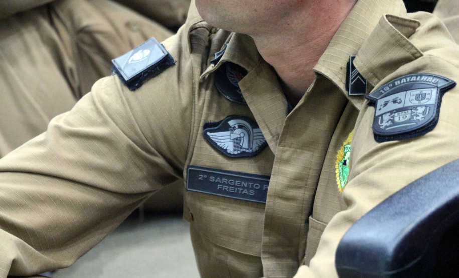 PM forma 35 policiais do Paraná e de Santa Catarina no Curso de Controle de Distúrbios Civis durante solenidade em Curitiba