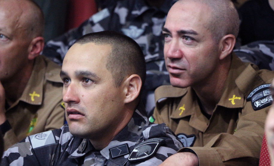 PM forma 35 policiais do Paraná e de Santa Catarina no Curso de Controle de Distúrbios Civis durante solenidade em Curitiba