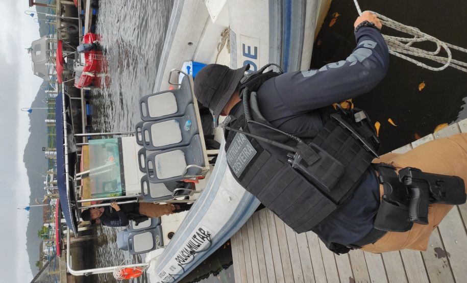 Patrulha Costeira da PM prende autor de homicídio logo após o crime no Litoral