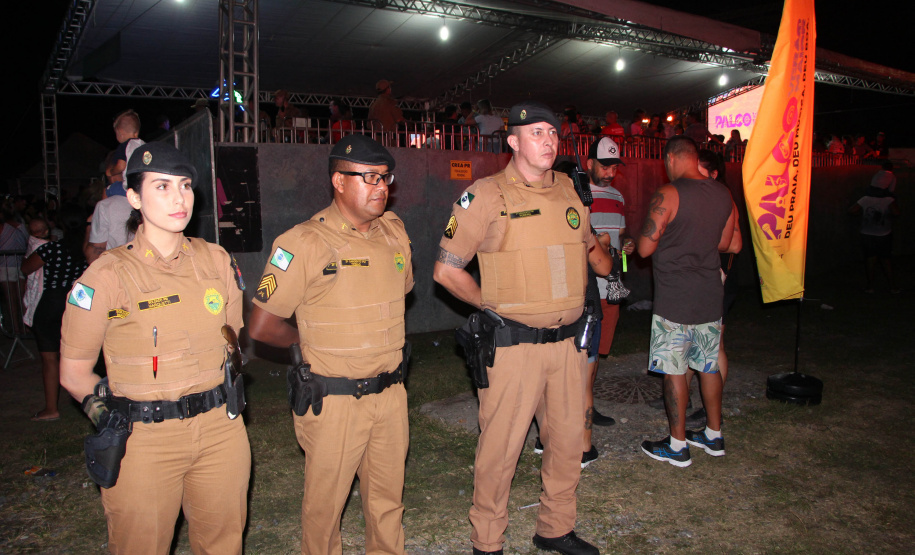 Segurança com padrões internacionais garantem tranquilidade nos shows do Palco Verão Maior, no litoral