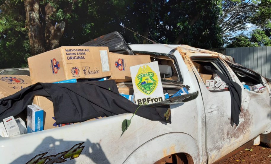 BPFron apreende mais de 31 quilos de maconha e haxixe e 1,5 mil pacotes de cigarros em situações distintas no Oeste do estado