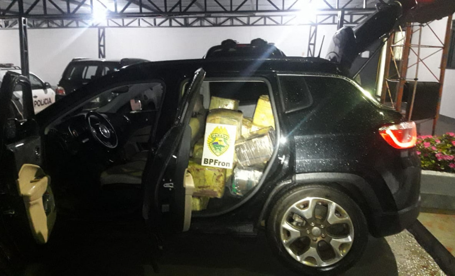 Mais de meia tonelada de maconha é apreendida pelo BPFron em Toledo (PR) em ação da Operação Hórus