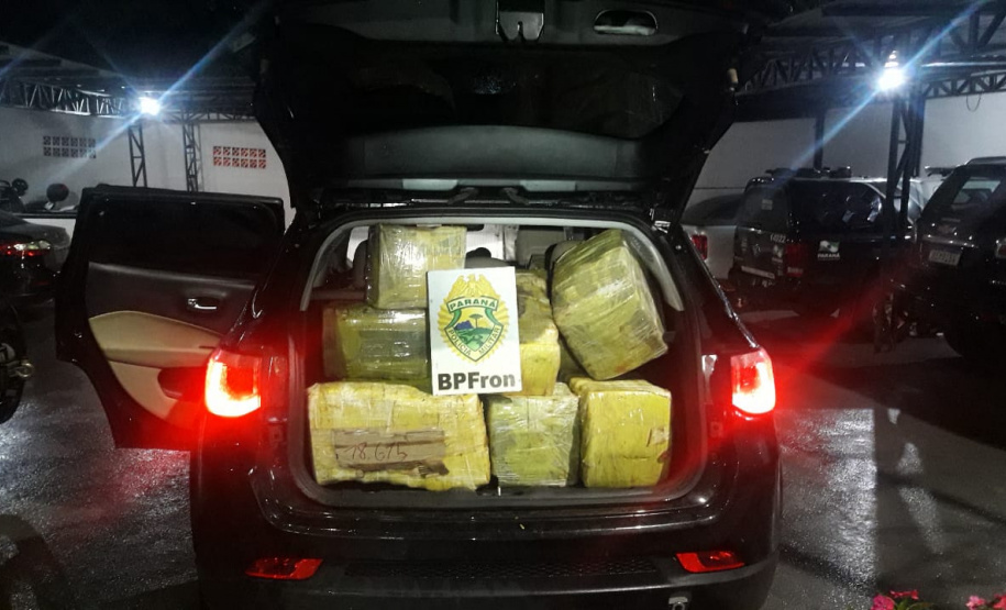 Mais de meia tonelada de maconha é apreendida pelo BPFron em Toledo (PR) em ação da Operação Hórus