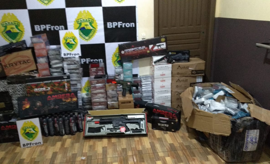 BPFron apreende diversos produtos contrabandeados no Oeste do estado; prejuízo aos contrabandistas é de mais de R$ 1,5 milhão