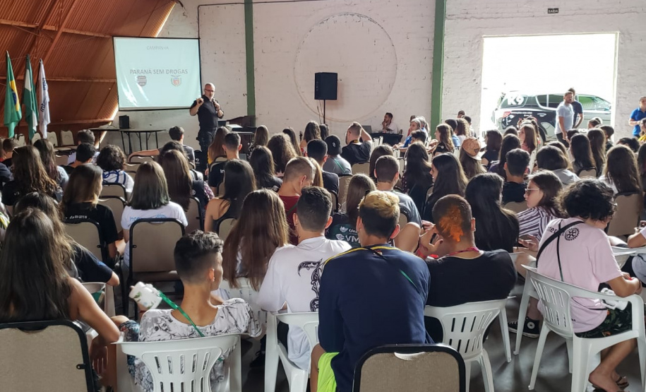 PCPR ministra palestra de prevenção ao uso de drogas em Clevelândia