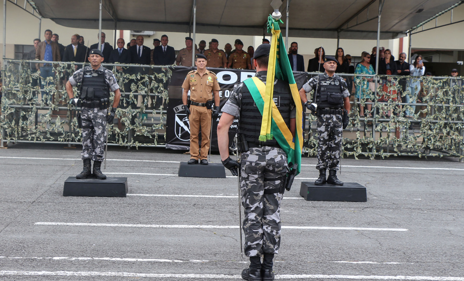 Solenidade marca a troca de Comando do Batalhão de Operações Especiais em Curitiba