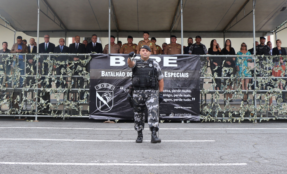 Solenidade marca a troca de Comando do Batalhão de Operações Especiais em Curitiba