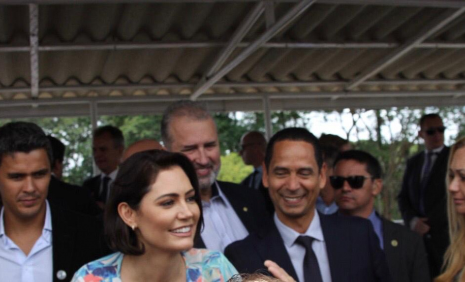 Secretário coronel Marinho participa de evento com Michelle Bolsonaro