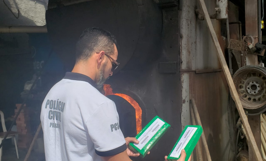 Polícia Civil incinera 265 quilos de drogas apreendidas no Litoral