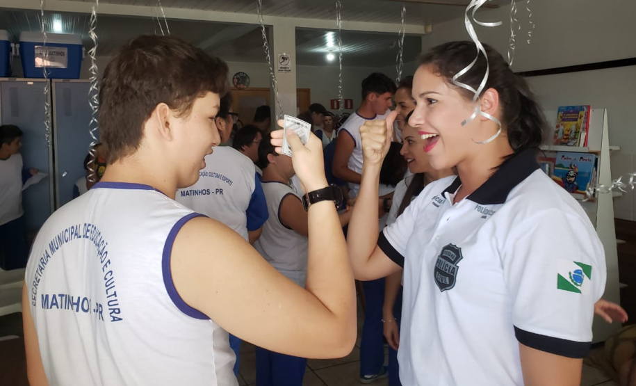 PCPR leva projeto “Amigos da Polícia” para alunos especiais de Matinhos