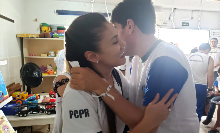 PCPR leva projeto “Amigos da Polícia” para alunos especiais de Matinhos