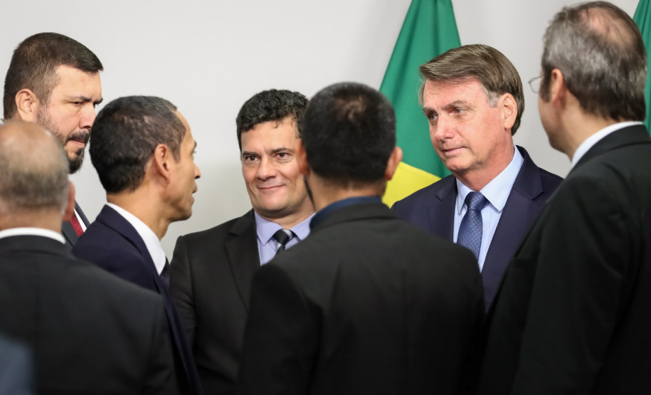 Secretário coronel Marinho participa de reunião do Consej em Brasília e de audiência com o Ministro Moro e o presidente Bolsonaro