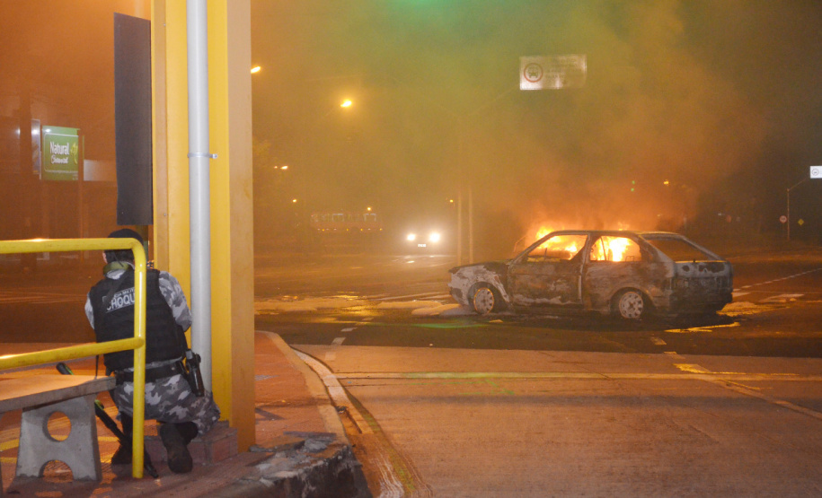 Em Maringá (PR), 4º Batalhão aplica treinamento para intervenção em roubos a banco