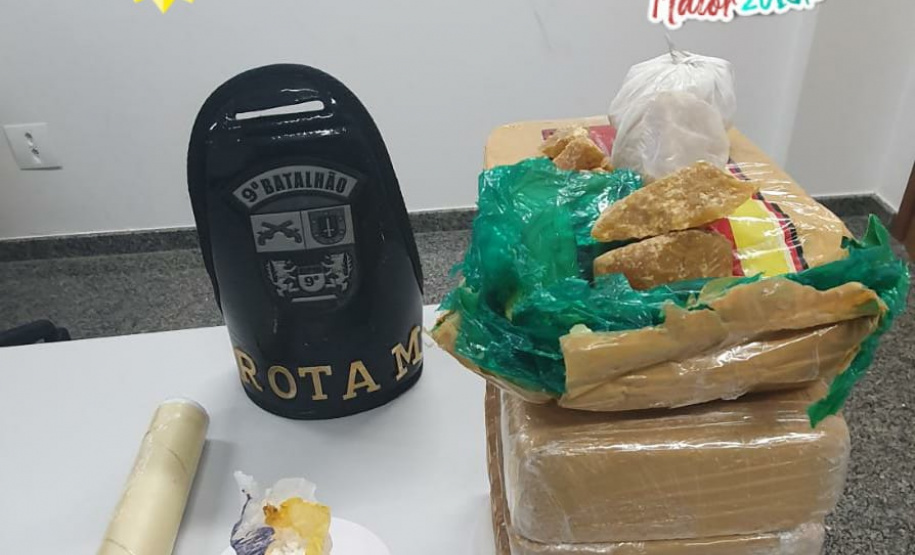 Quase cinco quilos de crack são apreendidos pela PM em Paranaguá, no Litoral