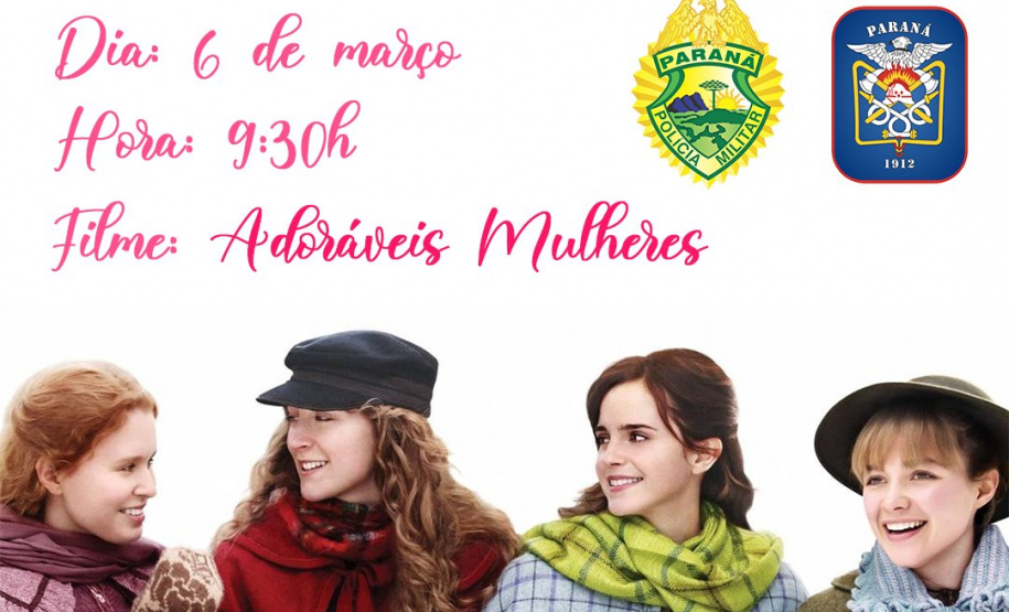 Polícia Militar do Paraná promove seção de cinema em comemoração ao Dia Internacional da Mulher em Curitiba