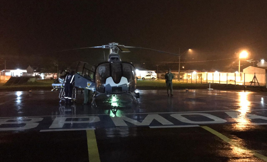 BPMOA faz remoção aeromédica de paciente com broncopneumonia no Litoral