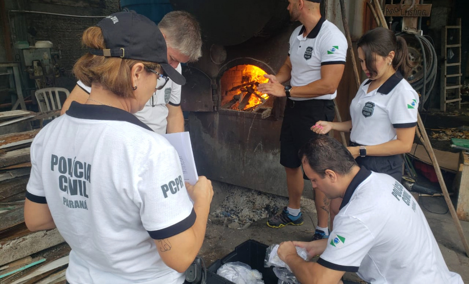 PCPR incinera drogas apreendidas no Verão Maior em Guaratuba