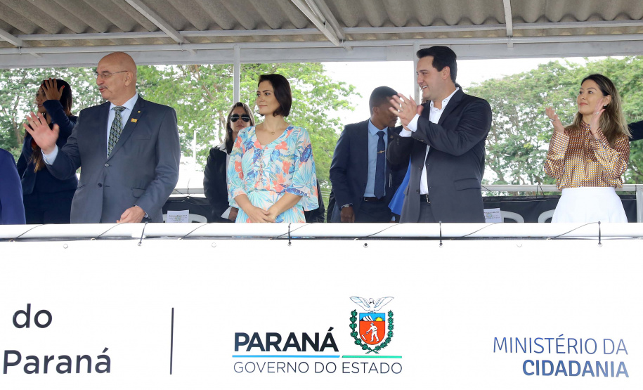 Secretário coronel Marinho participa de evento com Michelle Bolsonaro