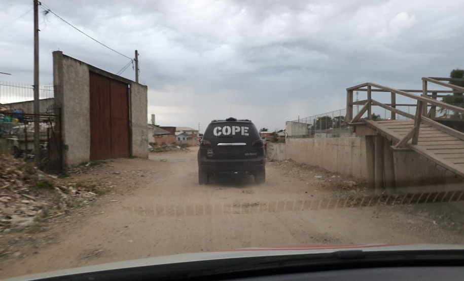 PCPR apreende porções de crack e cocaína em operação no bairro Parolin