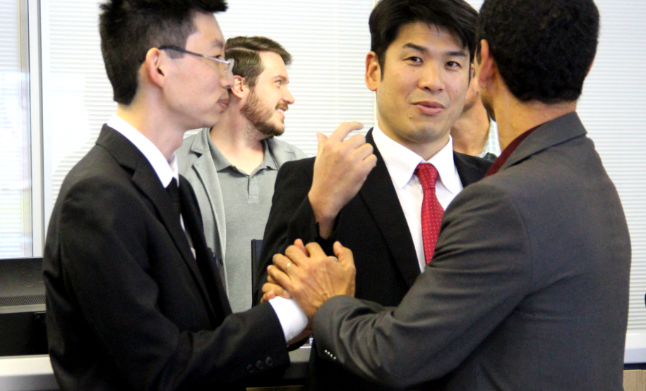 Secretário coronel Marinho recebe vice-cônsul do Japão em Curitiba