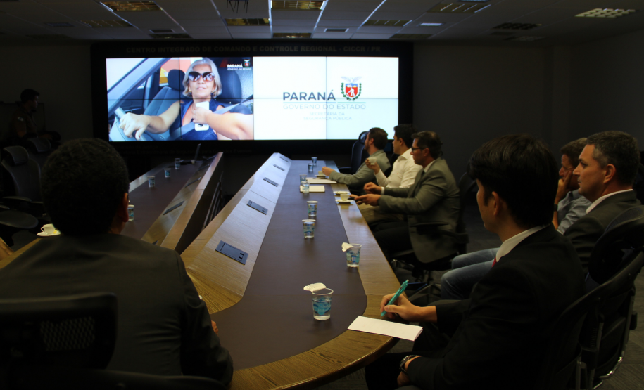 Secretário coronel Marinho recebe vice-cônsul do Japão em Curitiba