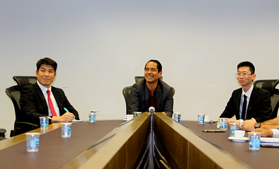 Secretário coronel Marinho recebe vice-cônsul do Japão em Curitiba