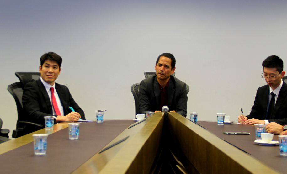 Secretário coronel Marinho recebe vice-cônsul do Japão em Curitiba