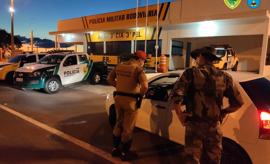 Polícia Rodoviária Estadual faz operações com unidades especializadas da PM para evitar a disseminação do coronavírus