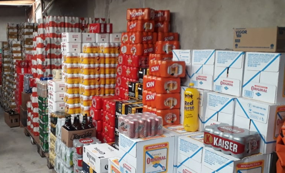 PCPR recupera parte de carga de bebidas roubadas em distribuidora de Curitiba