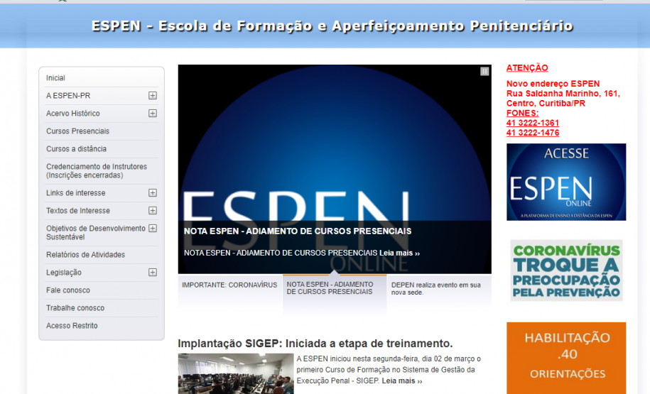 ESPEN oferta curso de escrita oficial à distância a servidores do Depen