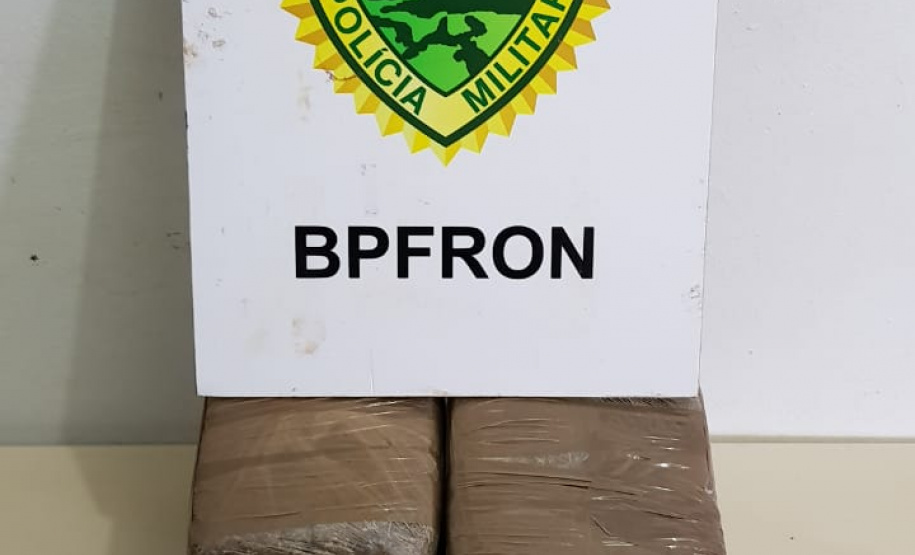 Mais de 280 quilos de maconha e mais de 1,6 quilo de haxixe são apreendidos por policiais militares do BPFron no Oeste do estado