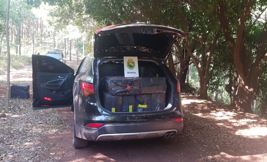 Em uma abordagem, BPFron apreende mais de R$ 1 milhão em cigarros no Oeste do estado