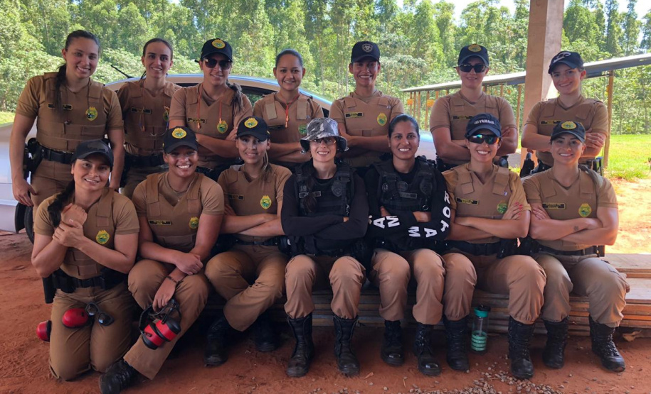 Batalhão da PM de Cianorte promove atividades e desafia policiais femininas em comemoração do Dia Internacional da Mulher