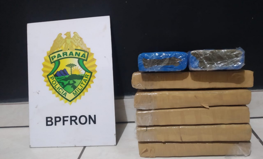 BPFron apreende cinco quilos de maconha durante ações da Operação Hórus no Oeste do estado