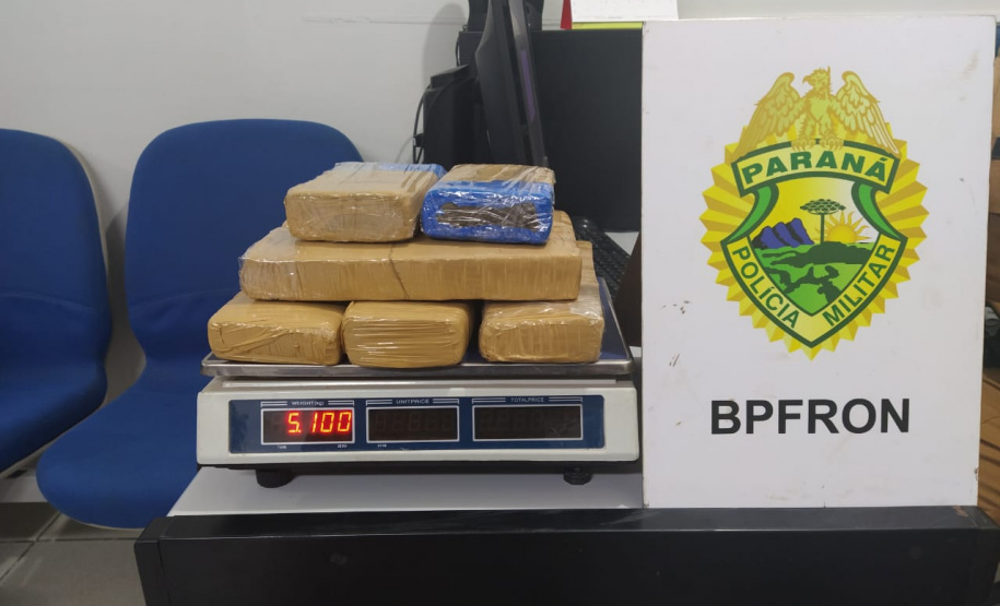 BPFron apreende cinco quilos de maconha durante ações da Operação Hórus no Oeste do estado