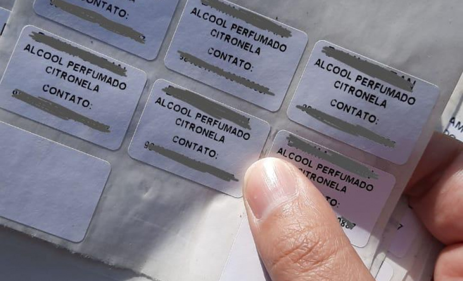 PCPR prende casal que vendia álcool em gel e outros produtos falsificados