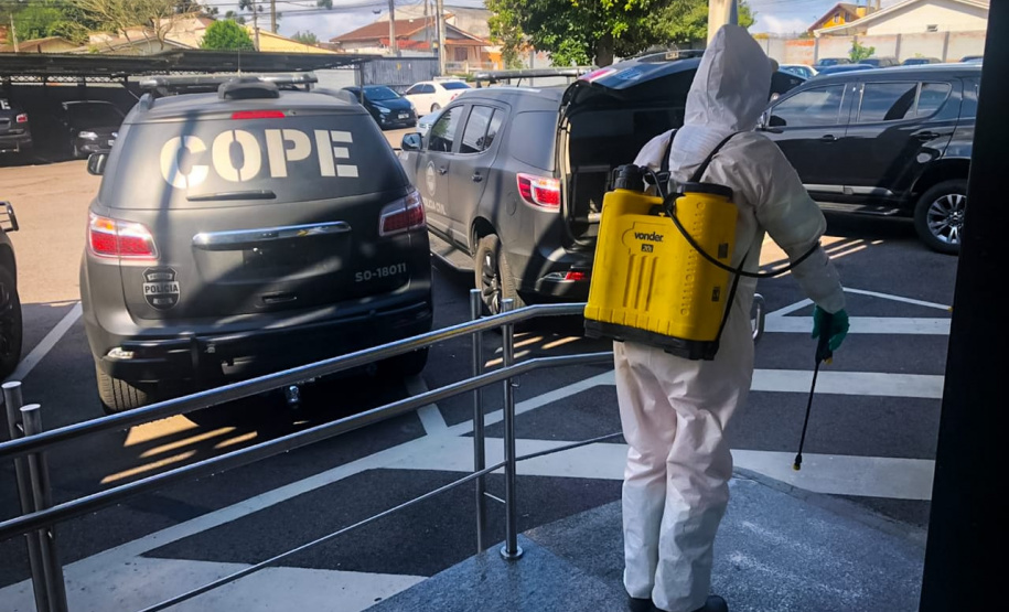 Polícia Civil realiza higienização em delegacias para assegurar a saúde de servidores e população