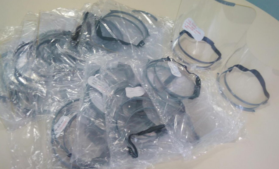 Servidores do Depen recebem máscaras de proteção tipo “face shields” em proteção ao Covid-19