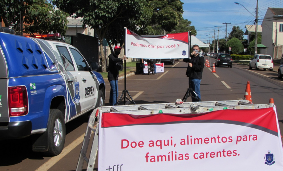 Depen de Cascavel arrecada 850 kg de alimentos não perecíveis e 50 cestas básicas para doação