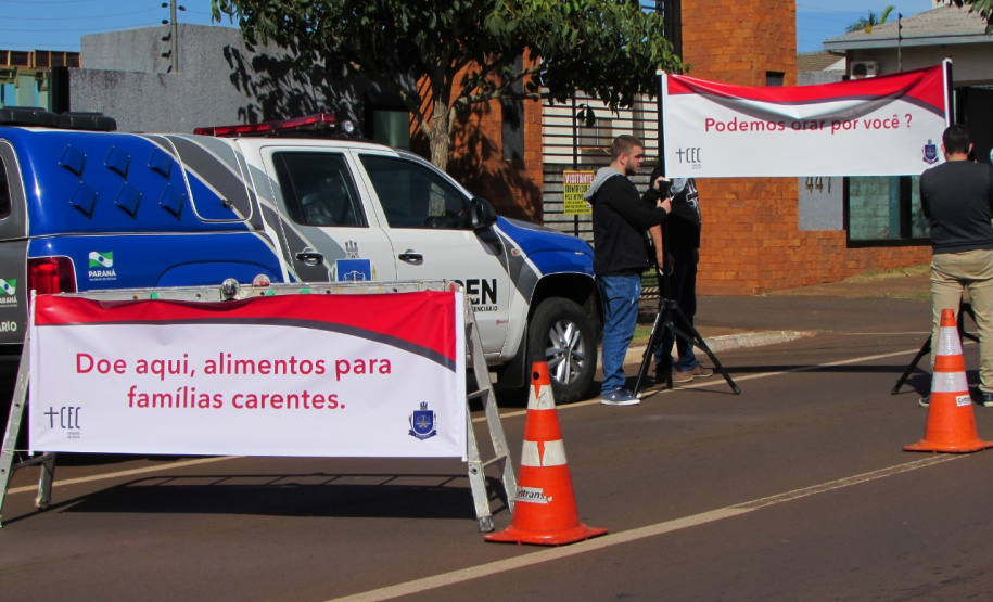 Depen de Cascavel arrecada 850 kg de alimentos não perecíveis e 50 cestas básicas para doação
