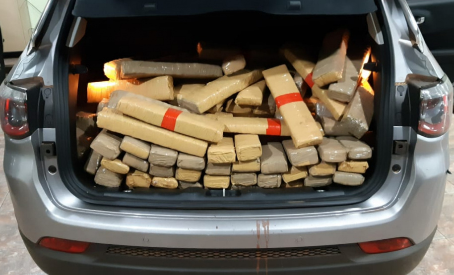 PCPR apreende 389 quilos de maconha em ação integrada com PRF e PCMS